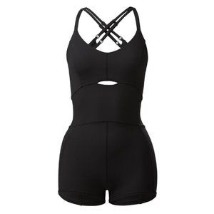Lululemon Purr-suit Onesie (Short) Black Romper - Size 6